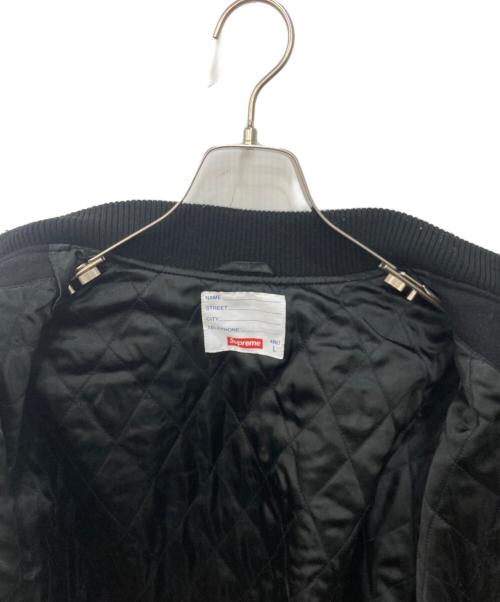 SUPREME（シュプリーム）SUPREME (シュプリーム) Team Varsity Jacket　チームバーシティージャケット ブラック サイズ:Lの古着・服飾アイテム