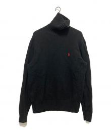 POLO RALPH LAUREN（ポロ・ラルフローレン）の古着「タートルネックニット」｜ブラック