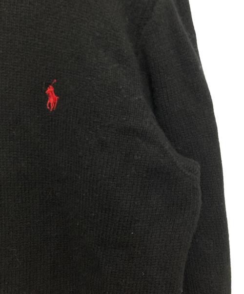 POLO RALPH LAUREN（ポロ・ラルフローレン）POLO RALPH LAUREN (ポロ・ラルフローレン) タートルネックニット ブラック サイズ:Lの古着・服飾アイテム