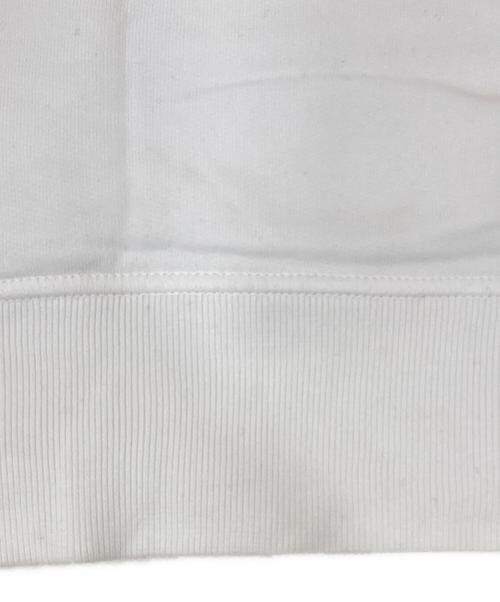 STONE ISLAND（ストーンアイランド）STONE ISLAND (ストーンアイランド) コットンクルーネックL/Sスウェット ホワイト サイズ:Lの古着・服飾アイテム