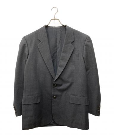 COMME des GARCONS HOMME DEUXコムデギャルソンオムドゥ 特殊加工コットンウールシルク グレンチェックテーラードジャケット【XS】【MJKA80954】 中古・古着通販】COMME des GARCONS HOMME DEUX (コムデギャルソン