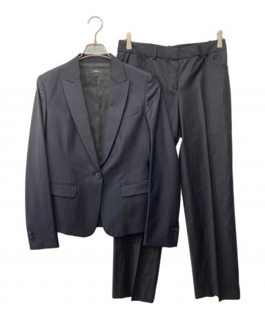 Theory セオリー セットアップ パンツスーツ フォーマル ブラック 中古・古着通販】theory (セオリー) セットアップパンツスーツ