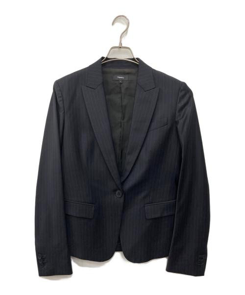 theory（セオリー）theory (セオリー) セットアップパンツスーツ ブラック サイズ:6の古着・服飾アイテム