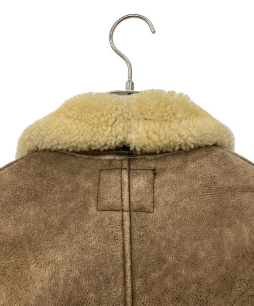AVIREX（アヴィレックス）AVIREX (アヴィレックス) B-9 ムートンジャケット ベージュ サイズ:40の古着・服飾アイテム
