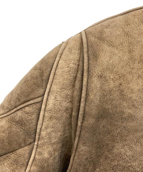 AVIREX（アヴィレックス）AVIREX (アヴィレックス) B-9 ムートンジャケット ベージュ サイズ:40の古着・服飾アイテム