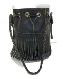 J&M DAVIDSON（ジェイ＆エム デヴィッドソン）の古着「カーニバル フリンジバッグ」｜ブラック