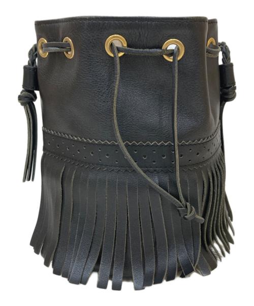 J&M DAVIDSON（ジェイ＆エム デヴィッドソン）J&M DAVIDSON (ジェイ＆エム デヴィッドソン) カーニバル フリンジバッグ ブラックの古着・服飾アイテム