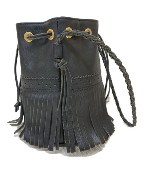 J&M DAVIDSON（ジェイ＆エム デヴィッドソン）J&M DAVIDSON (ジェイ＆エム デヴィッドソン) カーニバル フリンジバッグ ブラックの古着・服飾アイテム