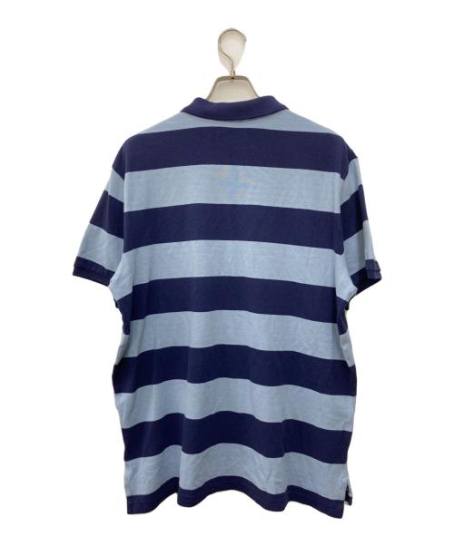 POLO RALPH LAUREN（ポロ・ラルフローレン）POLO RALPH LAUREN (ポロ・ラルフローレン) ポロシャツ ネイビー×ブルー サイズ:XLの古着・服飾アイテム