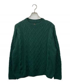 中古・古着通販】UNUSED (アンユーズド) 3G crew neck damage knit