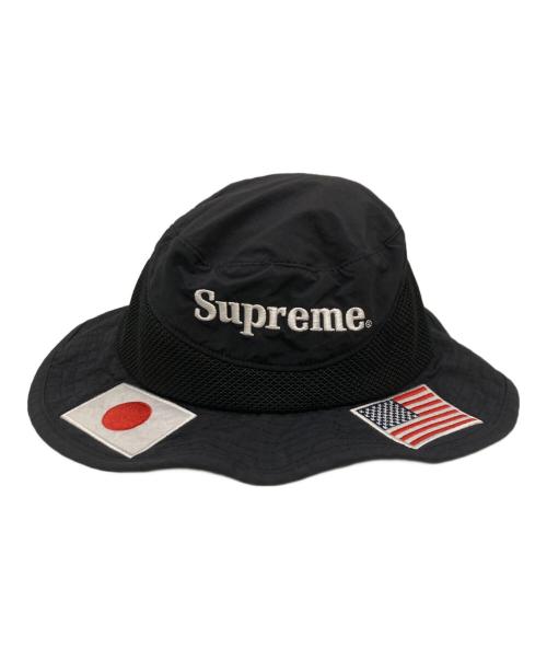 SUPREME（シュプリーム）Supreme (シュプリーム) Flags Boonie ブラックの古着・服飾アイテム