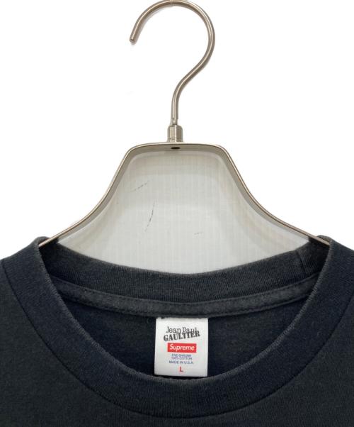 SUPREME（シュプリーム）Supreme (シュプリーム) Jean Paul GAULTIER (ジャンポールゴルチェ) 19SS Jean Paul Gaultier Tee ブラック サイズ:Lの古着・服飾アイテム