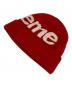 Supreme (シュプリーム) Big Logo Beanie レッド：6000円