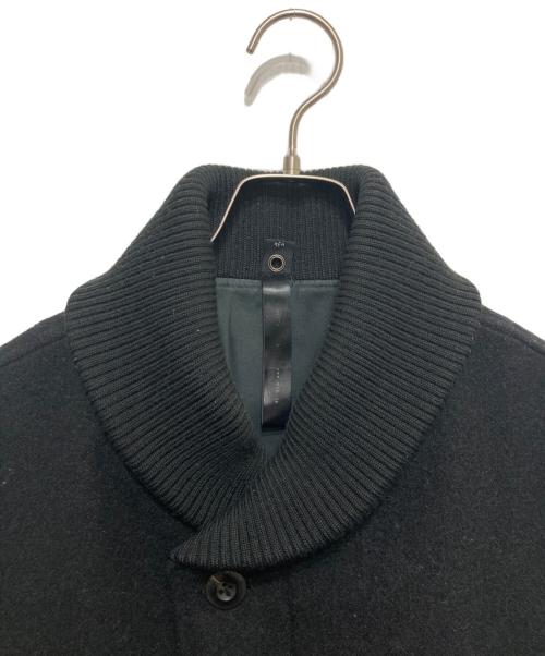 wjk（ダブルジェイケー）wjk (ダブルジェイケー) レザー切替スタジャン ブラック サイズ:Lの古着・服飾アイテム