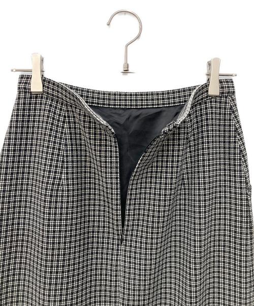 STEVEN ALAN（スティーブンアラン）STEVEN ALAN (スティーブンアラン) TR DOBBY TIGHT LONG SKIRT ブラック×ホワイト サイズ:Mの古着・服飾アイテム