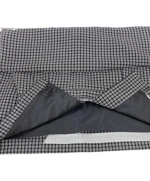 STEVEN ALAN（スティーブンアラン）STEVEN ALAN (スティーブンアラン) TR DOBBY TIGHT LONG SKIRT ブラック×ホワイト サイズ:Mの古着・服飾アイテム