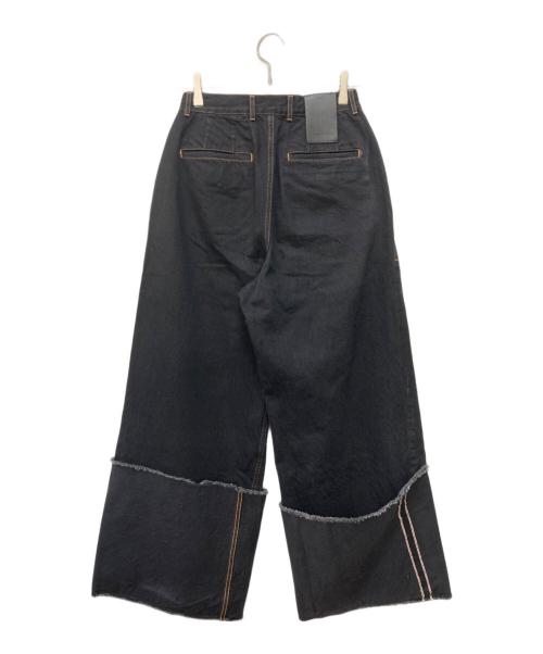 LIVINGTONE（リヴィントーン）livingtone (リヴィントーン) DOLK-Turn up long ブラック サイズ:SIZE 38Sの古着・服飾アイテム