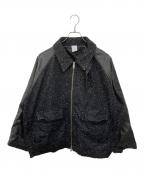 Casper Johnキャスパージョン）の古着「切替ジャケット」｜ブラック