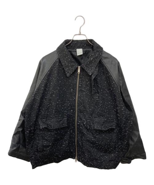 Casper John（キャスパージョン）Casper John (キャスパージョン) 切替ジャケット ブラック サイズ:Ｓの古着・服飾アイテム