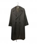 selle glantセレグランテ）の古着「DOUBLE BRESTED SHAGGY MUFFLER COAT」｜グレー