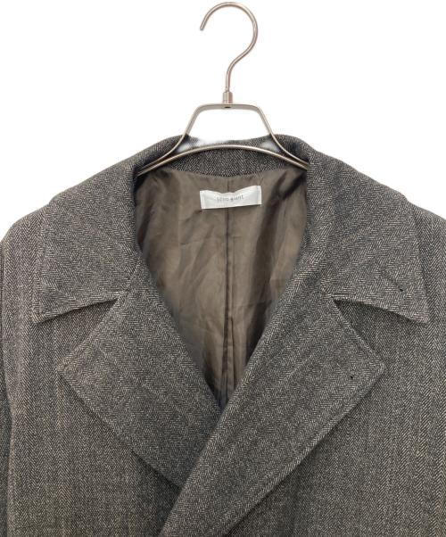 selle glant（セレグランテ）selle glant (セレグランテ) DOUBLE BRESTED SHAGGY MUFFLER COAT グレー サイズ:Sの古着・服飾アイテム