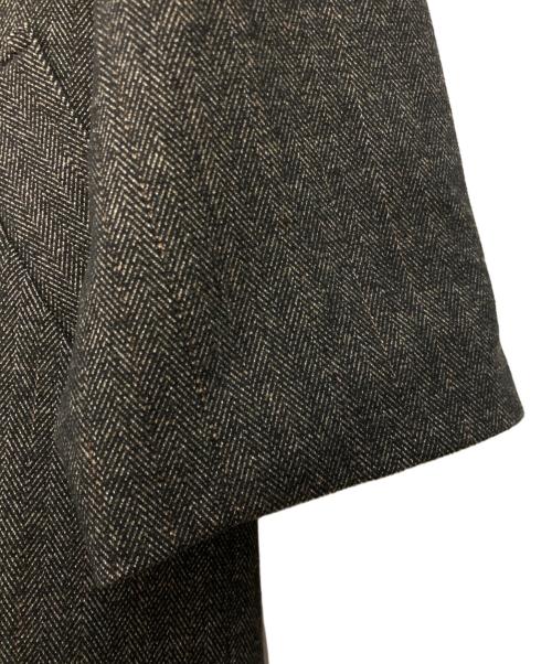 selle glant（セレグランテ）selle glant (セレグランテ) DOUBLE BRESTED SHAGGY MUFFLER COAT グレー サイズ:Sの古着・服飾アイテム