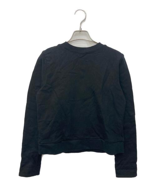 BLUE LABEL CRESTBRIDGE（ブルーレーベルクレストブリッジ）BLUE LABEL CRESTBRIDGE (ブルーレーベルクレストブリッジ) 金釦袖裏チェックスウェットカーディガン ブラック サイズ:38の古着・服飾アイテム