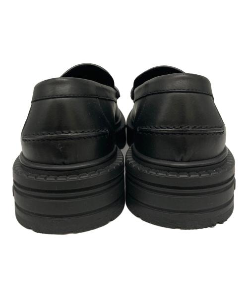 VERSACE（ヴェルサーチェ）VERSACE (ヴェルサーチェ) メデューサビギーシティローファー ブラック サイズ:42の古着・服飾アイテム