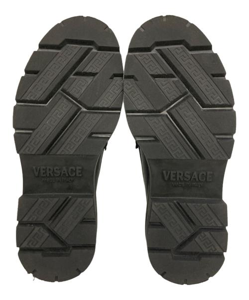 VERSACE（ヴェルサーチェ）VERSACE (ヴェルサーチェ) メデューサビギーシティローファー ブラック サイズ:42の古着・服飾アイテム