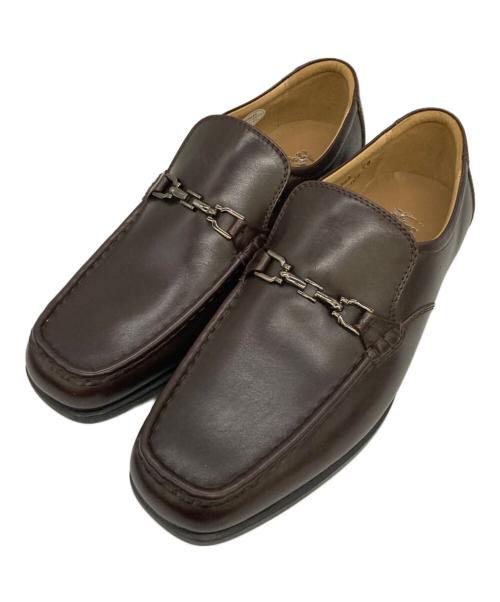 BURBERRY（バーバリー）BURBERRY (バーバリー) ビットスリッポン ブラウン サイズ:26の古着・服飾アイテム