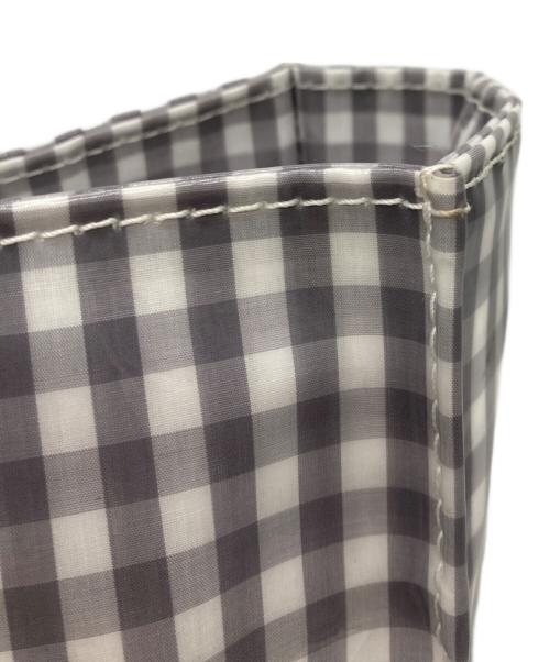 TEMBEA（テンベア）TEMBEA (テンベア) DEAN&DELUCA (ディーンアンドデルーカ) PAPER TOTE GINGHAM GREYの古着・服飾アイテム
