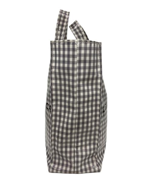 TEMBEA（テンベア）TEMBEA (テンベア) DEAN&DELUCA (ディーンアンドデルーカ) PAPER TOTE GINGHAM GREYの古着・服飾アイテム