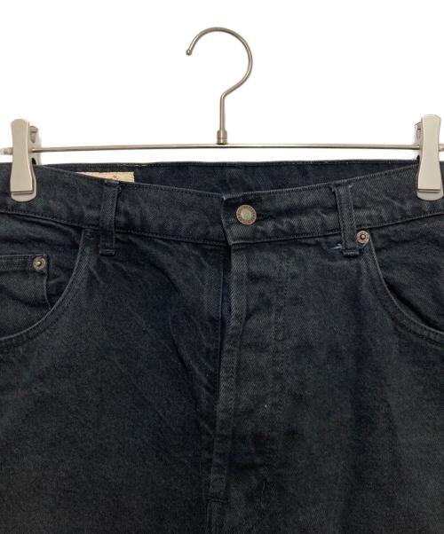 stussy（ステューシー）stussy (ステューシー) 90’s BIG OL HALF JEANS ブラック サイズ:SIZE W36の古着・服飾アイテム