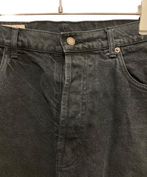 stussy（ステューシー）stussy (ステューシー) 90’s BIG OL HALF JEANS ブラック サイズ:SIZE W36の古着・服飾アイテム