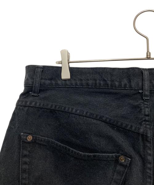 stussy（ステューシー）stussy (ステューシー) 90’s BIG OL HALF JEANS ブラック サイズ:SIZE W36の古着・服飾アイテム