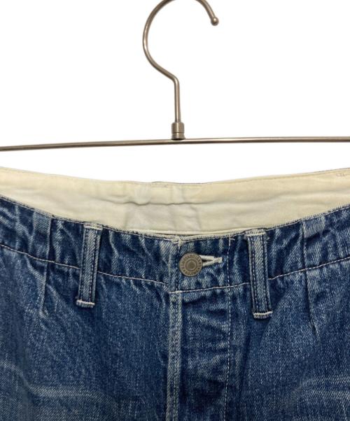 MOMOTARO JEANS（桃太郎ジーンズ）MOMOTARO JEANS (桃太郎ジーンズ) デニムカーゴパンツ ブルー サイズ:不明の古着・服飾アイテム