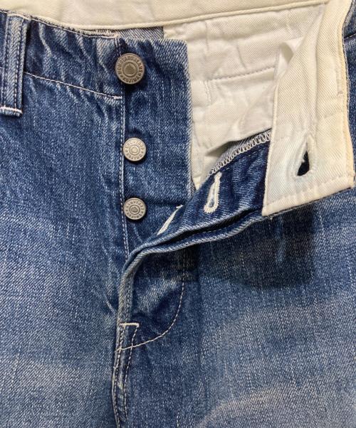 MOMOTARO JEANS（桃太郎ジーンズ）MOMOTARO JEANS (桃太郎ジーンズ) デニムカーゴパンツ ブルー サイズ:不明の古着・服飾アイテム