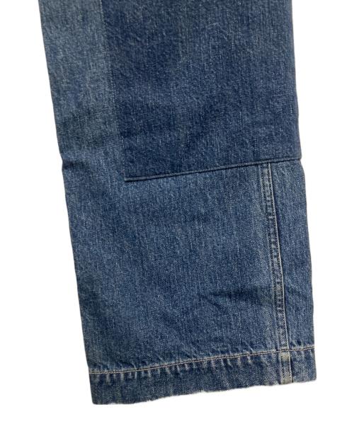 MOMOTARO JEANS（桃太郎ジーンズ）MOMOTARO JEANS (桃太郎ジーンズ) デニムカーゴパンツ ブルー サイズ:不明の古着・服飾アイテム