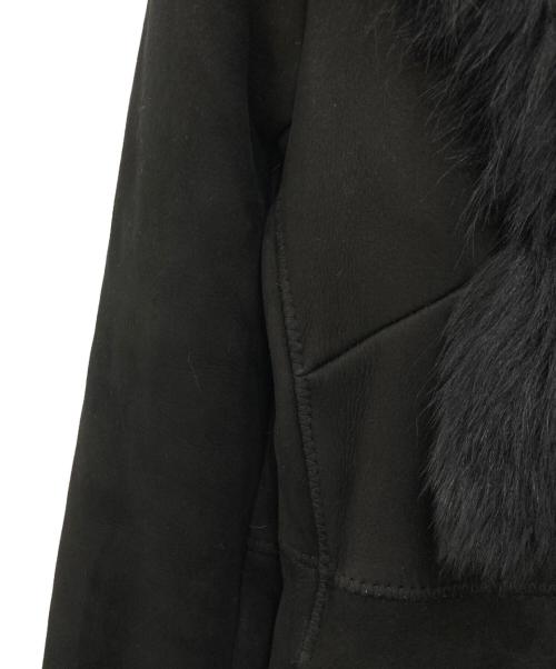 PREMIUM TOSCANA BRISA（プレミアム トスカーナ ブリッサ）PREMIUM TOSCANA BRISA (プレミアム トスカーナ ブリッサ) ムートンコート ブラック サイズ:Sの古着・服飾アイテム