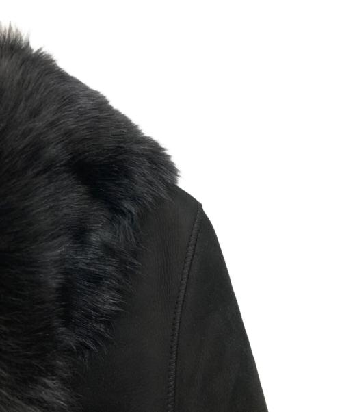 PREMIUM TOSCANA BRISA（プレミアム トスカーナ ブリッサ）PREMIUM TOSCANA BRISA (プレミアム トスカーナ ブリッサ) ムートンコート ブラック サイズ:Sの古着・服飾アイテム