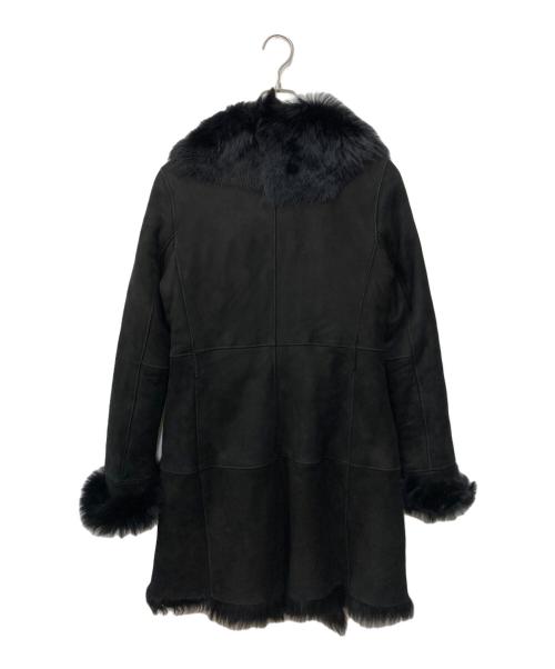 PREMIUM TOSCANA BRISA（プレミアム トスカーナ ブリッサ）PREMIUM TOSCANA BRISA (プレミアム トスカーナ ブリッサ) ムートンコート ブラック サイズ:Sの古着・服飾アイテム