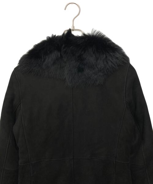 PREMIUM TOSCANA BRISA（プレミアム トスカーナ ブリッサ）PREMIUM TOSCANA BRISA (プレミアム トスカーナ ブリッサ) ムートンコート ブラック サイズ:Sの古着・服飾アイテム