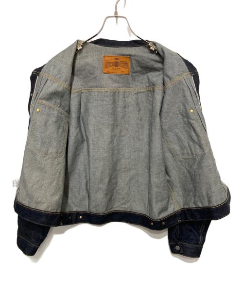 docomoshikoku（ドコモシコク）docomoshikoku (ドコモシコク) imode 2ndタイプデニムジャケット インディゴ サイズ:Lの古着・服飾アイテム