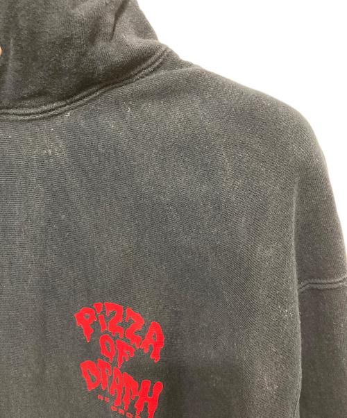 PIZZA OF DEATH（ピザ オブ デス）PIZZA OF DEATH (ピザ オブ デス) Hawaiian6プルオーバーパーカー ブラック サイズ:Lの古着・服飾アイテム