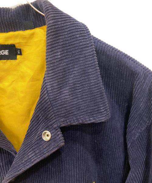 X-LARGE（エクストララージ）X-LARGE (エクストララージ) EMBROIDERY EMBLEM CORDUROY JACKET　エンブロイダリー エンブレム コーデュロイ ジャケット パープル サイズ:XLの古着・服飾アイテム