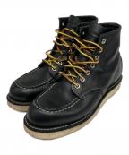 RED WINGレッドウィング）の古着「犬タグ クラシックモック ブーツ 6インチ」｜ブラック