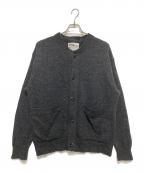 MHLマーガレットハウエル）の古着「FINE SHETLAND WOOL CARDIGAN」｜グレー