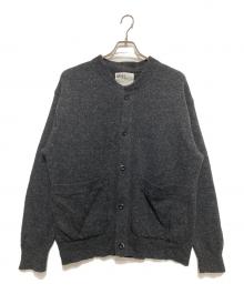 MHL（マーガレットハウエル）の古着「FINE SHETLAND WOOL CARDIGAN」｜グレー