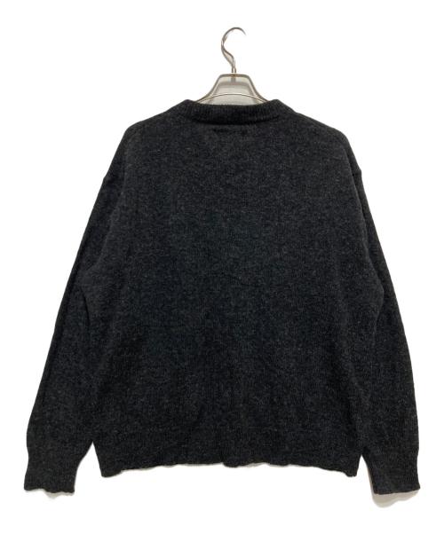 MHL（マーガレットハウエル）MHL (マーガレットハウエル) FINE SHETLAND WOOL CARDIGAN グレー サイズ:Lの古着・服飾アイテム