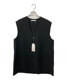 LOHEN（ローヘン）の古着「バックタックショートジレ」｜ブラック